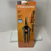 Fiskars Softouch Micro-Tip Scissors 9921 Spring Action W/ Safety Lock Precision