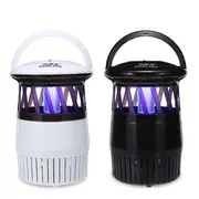 2 in 1 5V USB Electric Mosquito Dispeller LED Light Killer Insect Fly Bug Zapper Trap Lamp 21800 WHITE