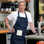 Tyrone Denim Pocket Apron: Adjustable Chef Utility Apron for Kitchen or Grill
