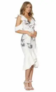 PASDUCHAS - SORORITY WRAP MIDI DRESS