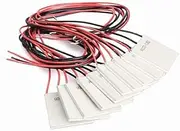 SAPPSEN 10Pcs TEC1-12706 Aluminum Chassis Mount Thermolectric Cooler Heat Sink Peltier Plate Module 12V 5.8A