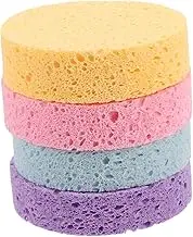COOPHYA 4pcs Paint Sponges for Watercolor Ultra Absorbent Craft Sponges for Cleaning Brushes Blending Colors and Artistic Techniques Durable PVA Material for Artists