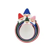 Mushroom Gnome Hand Painted Stoneware Measuring Cups, Cute Christmas Kitchen ...