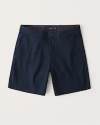 在飛比找Yahoo!奇摩拍賣優惠-A&F Men Plainfront Shortss短褲