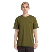 在飛比找ETMall東森購物網優惠-Timberland 男款深綠色胸前品牌標誌吸濕排汗短袖T恤