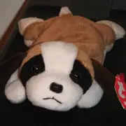 SnugglePaws Bernie: Mint St. Bernard Beanie Baby with Tags