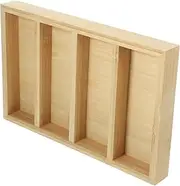 [TOGEVAL] Bamboo Sunglasses Organizer Wear Resistant Display Tray for Glasses Jewelry Accessories Practical Storage for Home Retail Use Neat Sorting Stylish Display