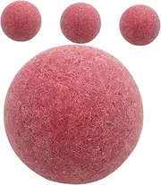 Sosoport 4PCS Red Matte Foosball Balls Durable Soccer Game Balls Competition Standard for Home School Entertainment Use Enhanced Grip for Better Control