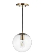 JONATHAN Y Designs Bleecker 7.75in Globe LED Pendant