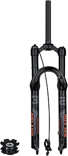 27/29 in 1.1/8 Suspension Air Fork 120Mm Travel Front Fork Bike Suspension Fork Wire Control Mountain Bike Air Suspension Forks Axle 9 * 100MM 29IN