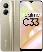 [realme] C33 Dual-SIM 64GB ROM + 4GB RAM (Only GSM | No CDMA) Factory Unlocked 4G/LTE Smartphone (Sandy Gold) - International Version