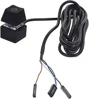 COHEALI Desktop Computer Power Button Extension Cable PC Power Supply Control Cable for Easy Access Durable Materials for Home Office and Internet Cafes