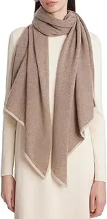 [GOELIA] Women's Cashmere Scarf Pashmina Shawls Soft Lightweight Winter Warm Scarves Wraps Parallelogram Apricot Shawl Wrap