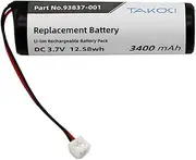 Replacement Battery for Wahl Magic Clip Cordless Clipper,Cordless Senior,Super Taper Cordless,Sterling 4 93837-001/93837-200 Li-ion 3.7V 3400mAh