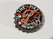 BEER Bottle Cap ~ The PIKE Brewing Co ~ Pike's Market, Seattle, WASHINGTON
