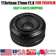 TTArtisan 27mm F2.8 XF APS-C Auto Focus Lens for Fujifilm X Mount Camera Black