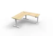 New Electronic Sit Stand Corner Workstation 1500mm x 1500mm Office Desk AFRDI Ce