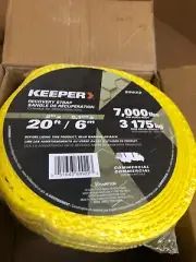 Keeper 89922 2" x 20' Yellow Vehicle Recovery Strap 7000 lbs Lot of 4