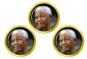 Nelson Mandela Golf Ball Markers