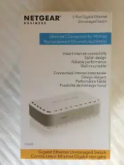 NETGEAR 5-Port Unmanaged Gigabit Ethernet Switch (GS605) GS605NA