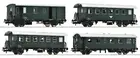 HO Scale Wagons - 6200050 - 4 piece set: Branch line train, ÖBB