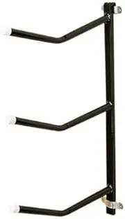 Stubbs Saddle Rack Triple Arm Clip-On S333 (UK Size: One Size) (Black)
