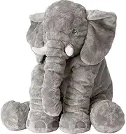 Giant Stuffed Animals Doll Elephant Stuffed Animal, 24" Stuffed Elephant Plush Toy Gifts for Girls Boys Gray