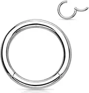 [BodyJewelryOnline] Anodized Hinged Segment Hoop Ring Multiple Use 3/8