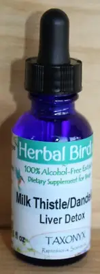 Herbal Bird Rx - Milk Thistle/Dandelion for Birds - Compare to Avitech!