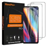 [2 PACK] For Motorola Moto 5 5G Plus Screen Protector Full Coverage Tempered Glass Screen Protector Guard (Clear)