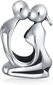 [Bling Jewelry] Mother Loving Child Family Love Heart Shape Charm Bead For Women Wife Oxidized .925 Sterling Silver Fits European Bracelet