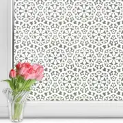 Window Privacy Film, White Frosted Glass Window Sticker, Static Cling Window ...