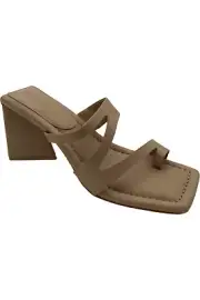 Matisse Toe-Loop Heeled Sandals Oslo Nude