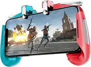 Fansipro Gamepad Joystick PUBG Game Controller Trigger Touch-Sensitive for iOS Android, 140 * 130 * 45 (MM), Red+Blue