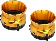 Nab Hub Adapters, Lockable Universal Loading Device Gold Polished Easy Installation 1 Pair 10 Inch Opener for Speaker