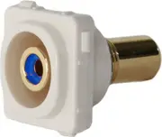 Bue RCA Flush Socket Insert - CLIPSAL® Compatible