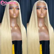 613 HD Lace Frontal Wig 13x6 13x4 Lace Human Hair Wig Blonde Bob Wig Brazilian