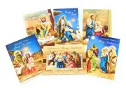 Set of 6 Traditional Polish Christmas Greeting Cards Religious Themed