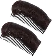 DEARMAMY 2Pcs Invisible Hair Comb Volume Boosting Bump Base Tool for Effortless Styling for All Ages and Skin Tones Creates Fluffy and Charming Hair Looks