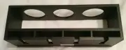 Wooden Wine Bottle & Glass Rack Shelf
