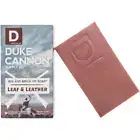(6)-Duke Cannon 10 Oz. Leaf & Leather Big Ass Brick of Soap. 03LEAFLEATHER1