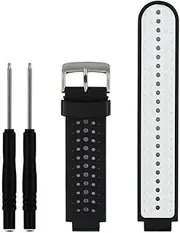[ZSZCXD] Soft Silicone Replacement Watch Band for Garmin Forerunner 230/235/220/620/630/735 Smart Watch