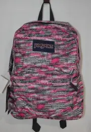JanSport SuperBreak Multicolor Sweater Knit Unisex BackPack - JS00T5010JV