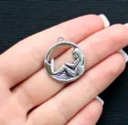 BULK 20 Mermaid Charms Antique Silver Tone Gorgeous Detail - SC1642