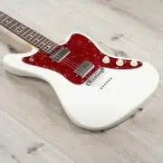 Suhr Classic JM HH Guitar, TP6 Bridge, Indian Rosewood Fretboard, Olympic White