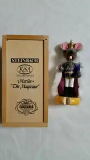 Tchaikovsky STEINBACH KSA German Miniature Nutcracker Mouse King LE Signed