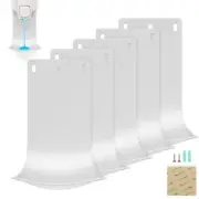 4pcs Drip Tray For Wall Mounted Soap Dispenser Prevent Dripping And Spraying Dis