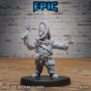 Dwarf Invader C | Epic Miniatures | RPG Wargaming 3D Printed Miniature