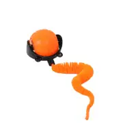 Smart Interactive Cat Toy Ball, Automatic Moving Ball for Cat Dog Toy Ball, Self Rolling Smart Cat Toy Ball Interactive Cat Toys with Tail (Orange)