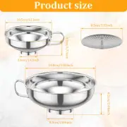 12Pcs Canning Funnel with Strainer Wide Mouth Kitchen Funnel Mason Jar Funnel